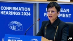 Komisionarja e BE-së për Zgjerim, Marta Kos. Fotografi nga arkivi. 