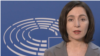 Maia Sandu la Strasbourg