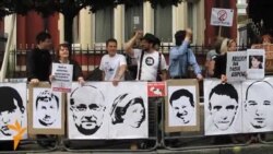 Россияликлар Олимпиада ўйинлари пайтида норозилик намойиши ўтказишади