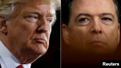 Presidenti Donald Trump dhe ish drejtori i FBI-së James Comey