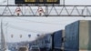 Беларускія грузавіікі ў чарзе на санітарны кантроль пад Смаленскам