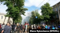 Адэса. Фанаты й атрады самаабароны чакаюць нападу