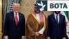 Presidenti i SHBA-së, Donald Trump, princi i Kurorës i Arabisë Saudite, Mohammed bin Salman, dhe presidenti i përkohshëm i Sirisë, Ahmed al-Sharaa, në Riad, më 14 maj.