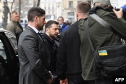 Прибытие Владимира Зеленского на Мюнхенскую конференцию по безопасности 14 февраля