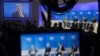 Президент України Петро Порошенко (другий справа) під час дискусії в інтерактивній сесії «Центральна та Східна Європа: новий порядок денний для континенту?», яка відбулась в рамках засідання Всесвітнього економічного форуму в Давосі, 26 січня 2018 року