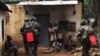 Французский патруль в пригороде Банги