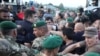 Михаил Саакашвили на польско-украинской границе