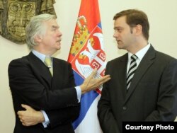 Robert Cooper i Borislav Stefanović, oktobar 2011