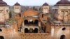 The synagogue in Vidin, Bulgaria ruins 