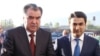 Президент Таджикистана Эмомали Рахмон с сыном Рустами Эмомали.