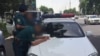 Сотрудники Управления безопасности дорожного движения Ташкента. 