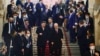 Presidenti kinez, Xi Jinping dhe presidenti rus, Vladimir Putin në ndërtesën e Kremlinit. 21 mars 2023.