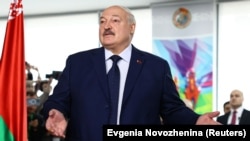 Aleksandar Lukašenko na biralištu u Minsku, Bjelorusija, 26. januara 2025.