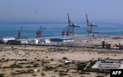 Gwadar port on the Arabian Sea.