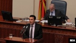 Премиерот Зоран Заев во Собранието на РМ