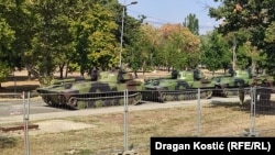 Tenkovi blokirali deo Beograda pred vojnu paradu