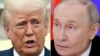 Donald Trump și Vladimir Putin.