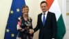 Szijjártó Péter és Margrethe Vestager 2018-ban
