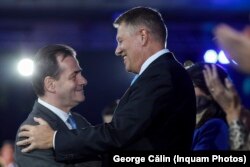 Ludovic Orban și Klaus Iohannis