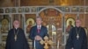 Виктор Ющенко в трудное для Украины время не теряет связи с родиной. В Риме тоже есть собор Святой Софии. 9 октября 2008 года