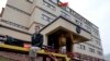 Александр Аляксандрия, 20 лет, раненый во время теракта в метро в Минске 11 апреля 2011, перед зданием суда