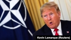 Donald Trump prisustvuje NATO sastanku u Londonu 2019. godine tokom svog prvog mandata kao predsjednik SAD-a.