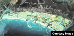 Idejno rješenje projekta na Velikoj plaži koje je premijer Milojko Spajić predstavio Ulcinjanima.