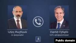 Prim-ministrul armean Nikol Pașinian a avut o convorbire telefonică cu secretarul de Stat, Antony Blinken
