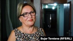 Kryetarja e Organizatës së Pensionistëve në Prishtinë, Mybera Kasumi.