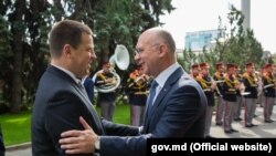 Premierii Estoniei şi R. Moldova Pavel Filip şi, respectiv, Jüri Ratas, la Chişinău