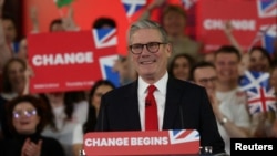 Keir Starmer, lideri i Partisë Laburiste, i fitoi bindshëm zgjedhjet parlamentare në Britani të Madhe, 5 korrik 2024.