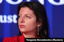 Margarita Szimonjan, az orosz állmi RT főszerkesztője