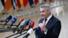 Austrijski kancelar Karl Nehamer na samitu Evropskog saveta u Briselu, 21. mart 2024.