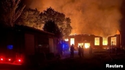 Zelenskiy tha se qendra e transfuzionit të gjakut u godit nga një bombë ruse, Kupiansk, Ukrainë, 5 gusht 2023.
