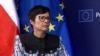 Marta Kos, comisara europeană pentru extindere, în timpul unui interviu pentru Europa Liberă, la Praga, pe 28 aprilie 2025