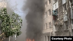 Stradă din centrului Teheranului, duminică după-amiază, 15 iunie 2025.