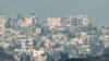 O privire asupra Fâșiei Gaza dinspre sudul Israelului, la 6 decembrie 2023. (JACK GUEZ / AFP)