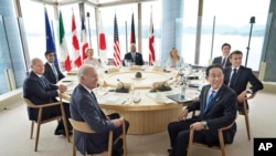 Učesnici samita G7 u Hirošimi, Japan, 19. maj 2023.