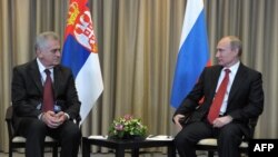 Tomislav Nikolić i Vladimir Putin u Moskvi, maj 2012. godine
