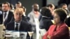  ЮАР. Дурбан. Президент России Владимир Путин и президент Бразилии Дилма Роуссефф во время делового завтрака в рамках встречи лидеров БРИКС. Март 2013. Фото ИТАР-ТАСС/ Алексей Дружинин