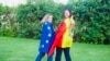 Natalia și Veronica în mai 2023, cu o lună înainte ca R. Moldova să obțină statutul de țară candidată la aderarea UE.