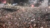 Protest u Beogradu na trgu Slavija, na poziv studenata u blokadi, 15. mart 2025. 
