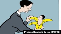 Karikatura Predraga Koraksića Coraxa