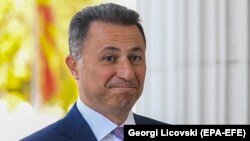 Архивска фотографија: Поранешниот премиер Никола Груевски пред Кривичниот суд во Скопје