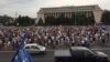 O nouă demonstrație anti-corupție la București (VIDEO)