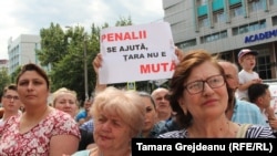 Protestul din faţa Curţii Supreme de Justiţie, 26 iunie 2018