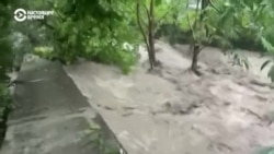 В Ялте — потоп после сильных дождей