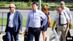 Архивска фотографија: Поранешниот министер за транспорт и врски Миле Јанакиески пред Суд