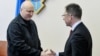 Секретар РНБО України Олександр Турчинов (ліворуч) і спеціальний представник Держдепартаменту США з питань України Курт Волкер. Київ, 24 січня 2018 року