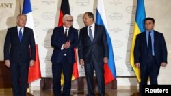 Встреча глав МИД "нормандской четверки" в октябре 2016 года (архивное фото)